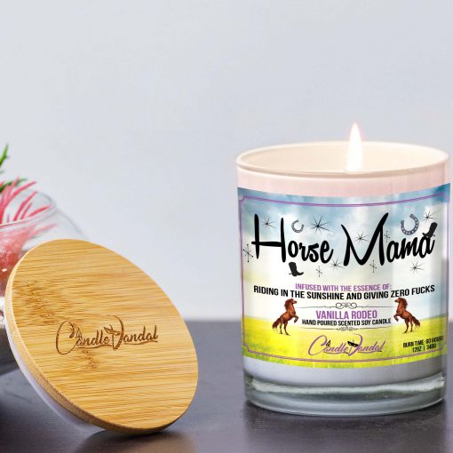 Horse Mama Lid And Candle