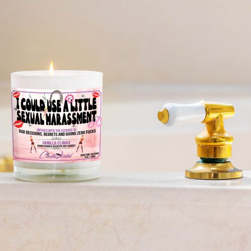 I Could Use A Little Sexual Harassment Bathtub Side Candle