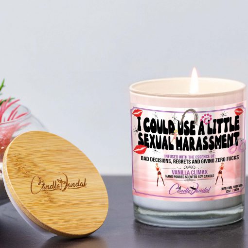 I Could Use A Little Sexual Harassment Lid And Candle