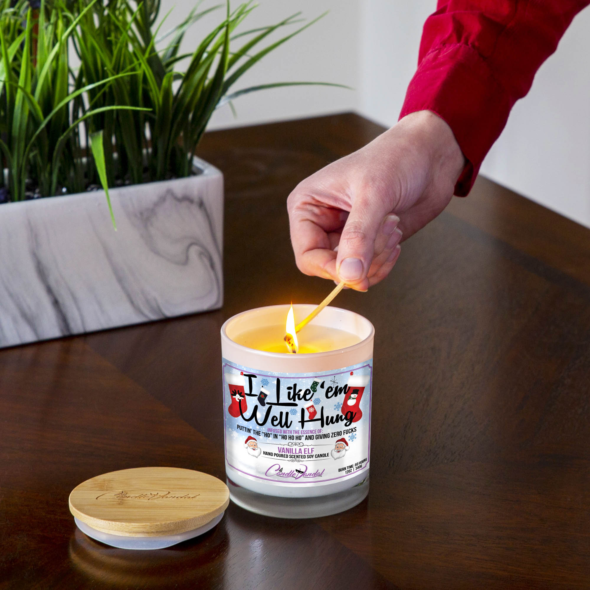 I Like Em Well Hung Lighting Candle I Like Em Well Hung Lighting Candle
