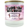 I Love You Devil Woman Candle