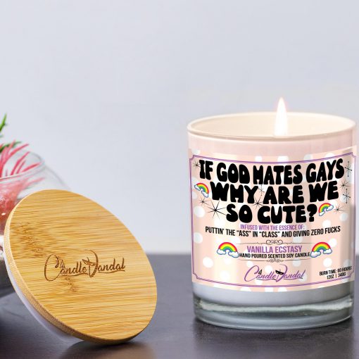 If God Hates Gays Why are We So Cute Lid and Candle
