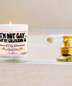 I’m Not Gay But My Girlfriend is Bathtub Side Candle