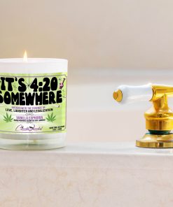 It’s 420 Somewhere Bathtub Side Candle