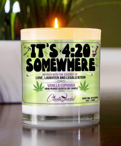 It’s 420 Somewhere Table Candle