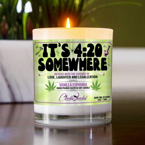 It’s 420 Somewhere Table Candle