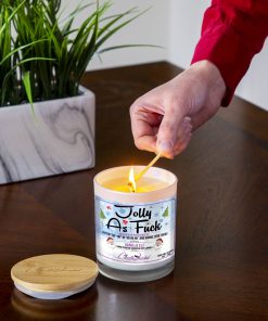Jolly as Fuck Lighting Candle