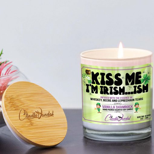 Kiss Me I’m Irish…ish Lid And Candle