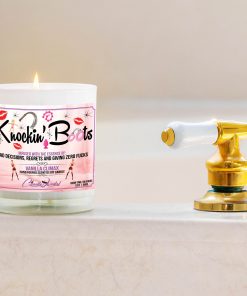 Knockin’ Boots Bathtub Side Candle