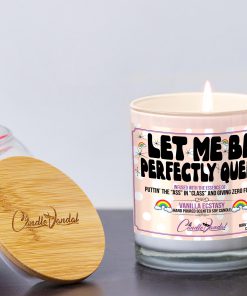 Let Me Be Perfectly Queer Lid and Candle