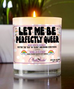 Let Me Be Perfectly Queer Table Candle