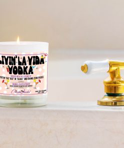Livin La Vida Vodka Bathtub Side Candle