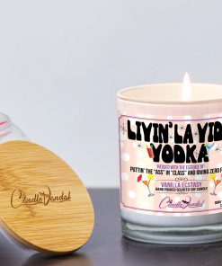 Livin La Vida Vodka Lid And Candle