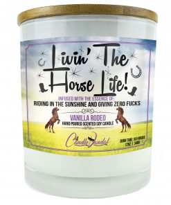 Livin’ The Horse Life Candle