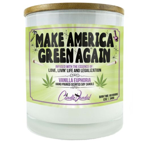 Make America Green Again Candle