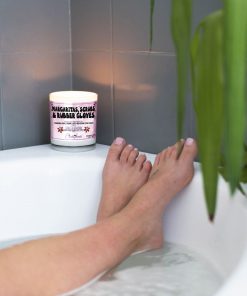 Margaritas Scubs And Rubber Gloves Bathtub Candle