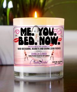 Me You Bed Now Table Candle