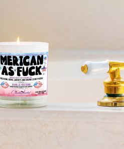Merican As Fuck Bathtub Side Candle