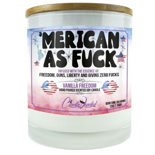 'Merican As Fuck Candle