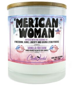 'Merican Woman Candle