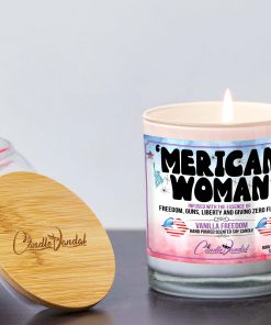 Merican Woman Lid And Candle