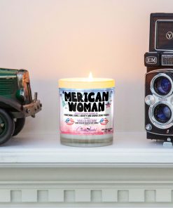 Merican Woman Mantle Candle