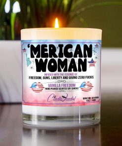 Merican Woman Table Candle