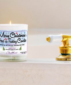 Merry Christmas Here’s a Fucking Candle Bathtub Side Candle
