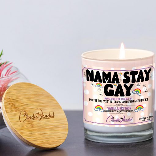 Nama Stay Gay Lid and Candle