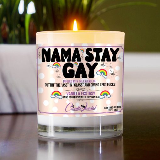 Nama Stay Gay Table Candle