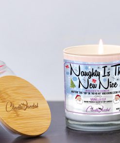 Naughty is The New Nice Lid and Candle