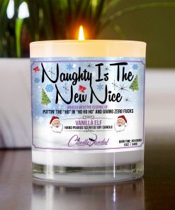 Naughty is The New Nice Table Candle