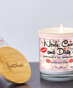 Nerdy Curvy and Dirty Lid and Candle