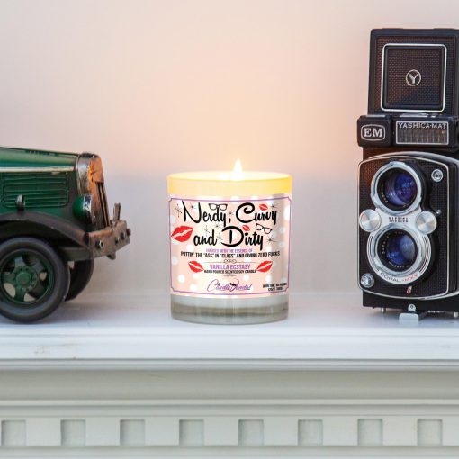 Nerdy Curvy and Dirty Mantle Candle