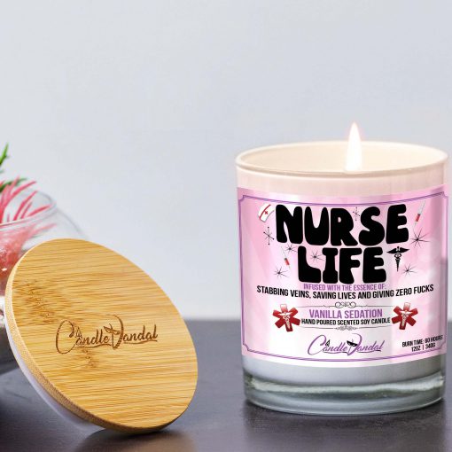Nurse Life Lid And Candle