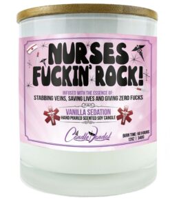 Nurses Fuckin' Rock Candle