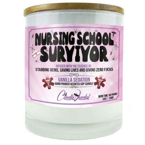 Nursing School Survivor Candle