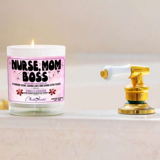 Nursr Mom Boss Bathtub Side Candle