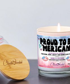 Proud To Be Merican Lid And Candle