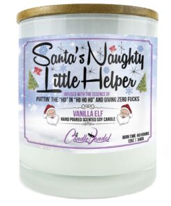 Santa's Naughty Little Helper Candle