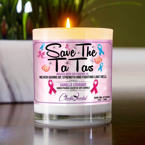 Save The Ta Ta’s Table Candle