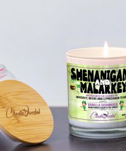 Shenanigans And Malarkey Lid And Candle