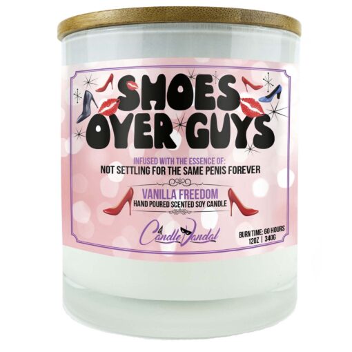 Shoes Over Guys Candle
