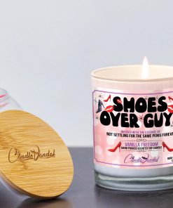 Shoes Over Guys Lid And Candle