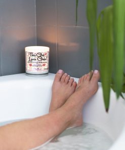 This Girl Loves Girls Bathtub Candle