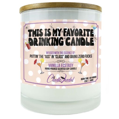 This Is My Favorite Drinking Candle Candle