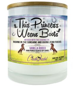 This Princess Wears Boots Candle