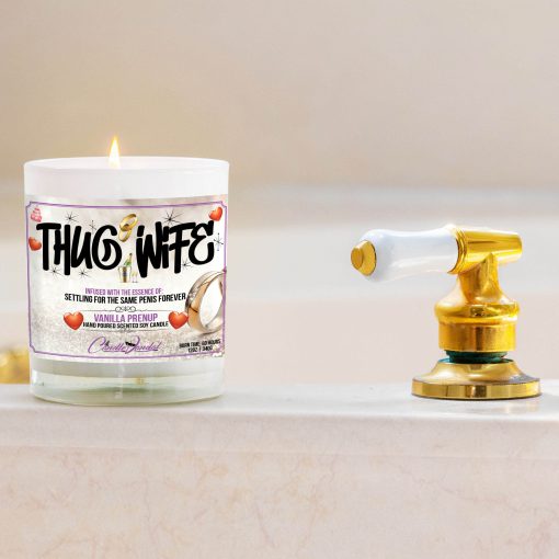 Thug Wife Bathtub Side Candle