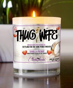 Thug Wife Table Candle