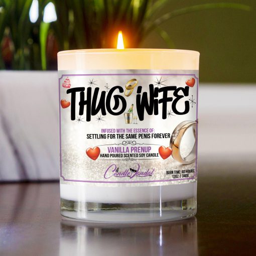 Thug Wife Table Candle